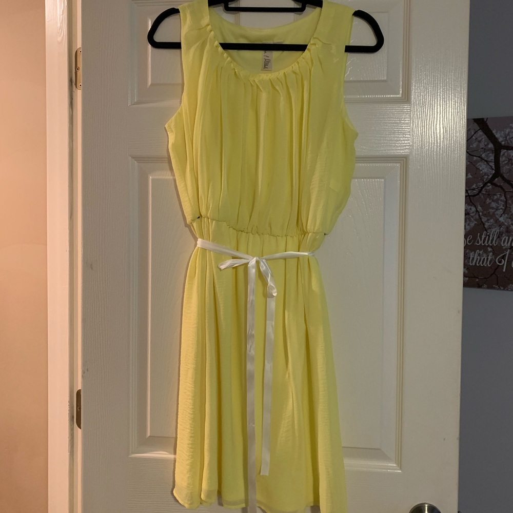 yellow sun dress